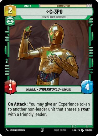 C-3PO - Translation Protocol (152/264) - A Lawless Time、Fantasy Flight Games、kayou