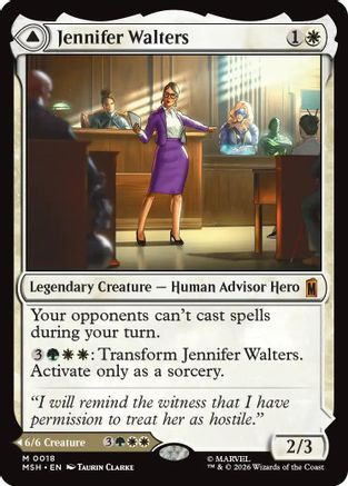 Jennifer Walters (MSH-018) - Marvel Super Heroes、Wizards of the Coast、kayou