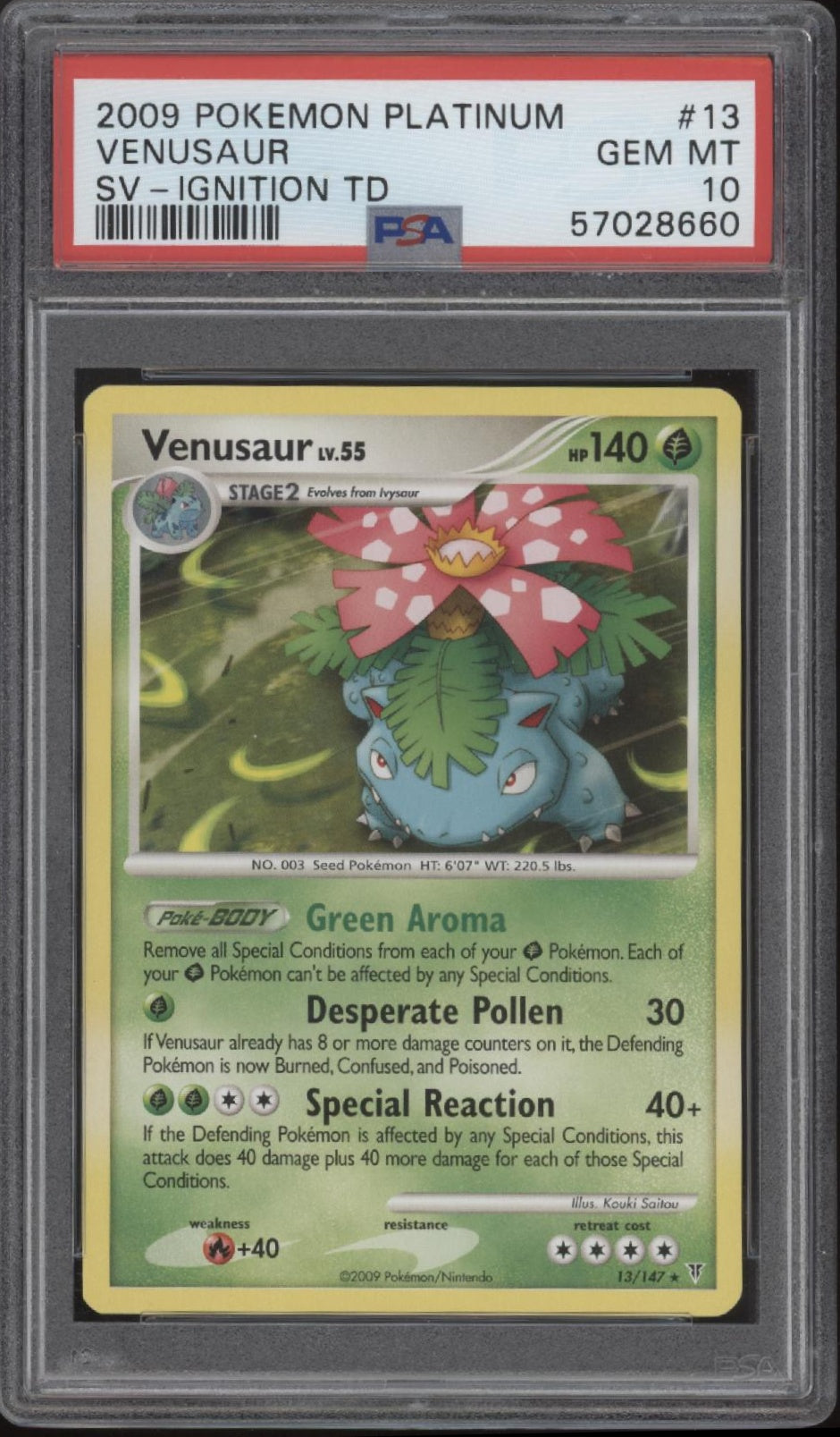 Venusaur Pokemon Supreme Victors Ignition Theme Deck #13 PSA 10、Collector Store LLC Gaming、kayou