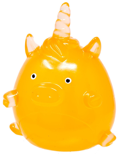 Giant Gummy Buddies Scented Orange Unicorn 4-Inch Squeeze Toy、ToyWiz、kayou