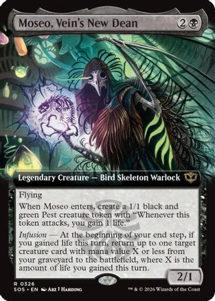 Moseo, Vein's New Dean (Extended Art) (SOS-326) - Secrets of Strixhaven、Wizards of the Coast、kayou