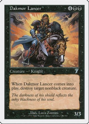 Dakmor Lancer (7ED-126) - 7th Edition、Wizards of the Coast、kayou