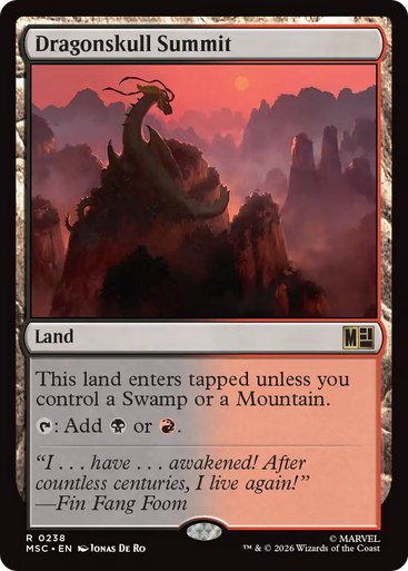 Dragonskull Summit (Surge Foil) | Marvel Super Heroes Commander、Magic: The Gathering、kayou