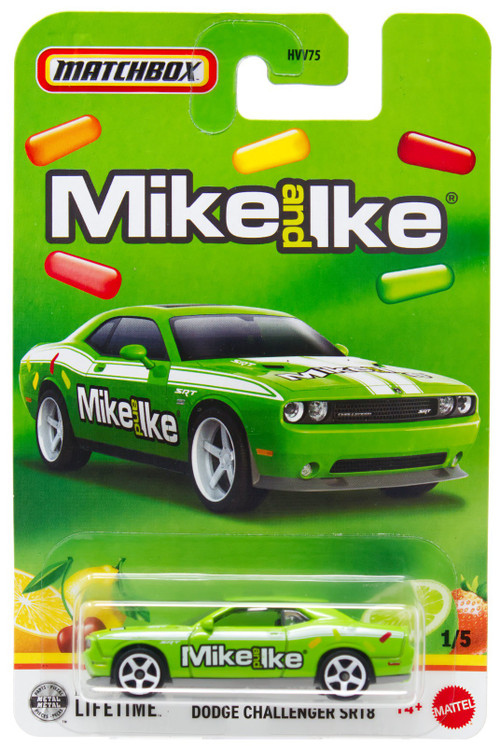 Matchbox Mike and Ike Dodge Challenger SRT8 Diecast Car、ToyWiz、kayou