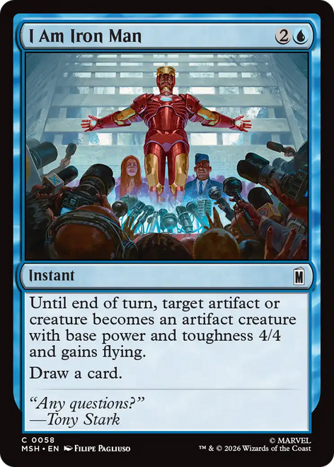 I Am Iron Man (Foil) | Marvel Super Heroes、Magic: The Gathering、kayou