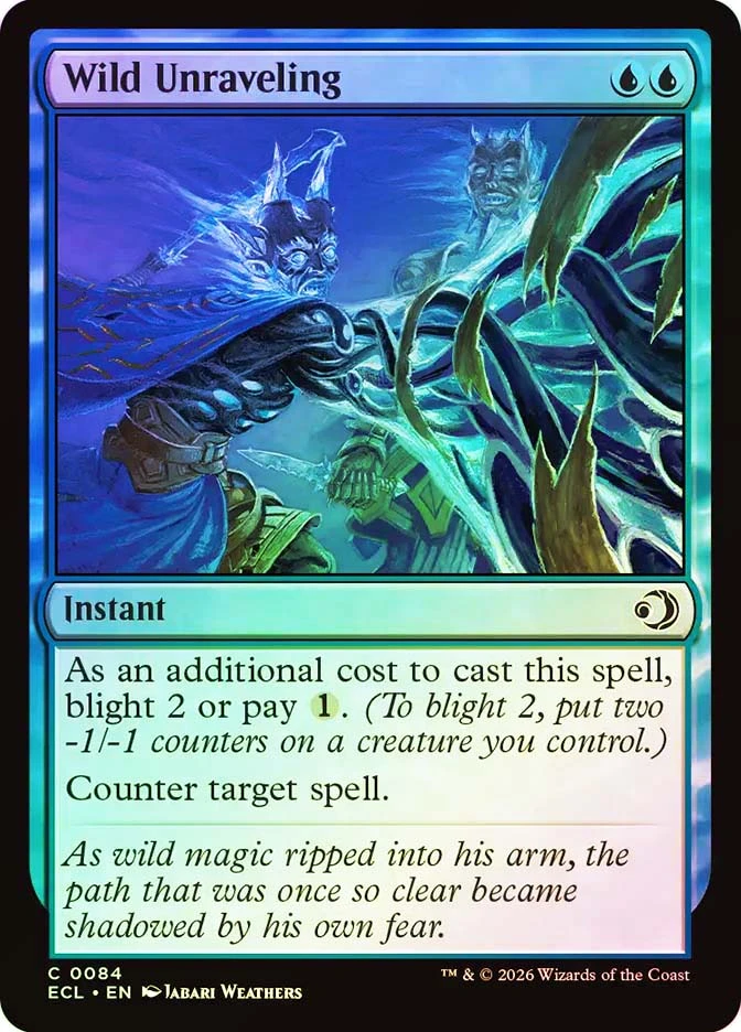 Wild Unraveling SGL-MTG-ECL-084-ENF、Magic: The Gathering、kayou