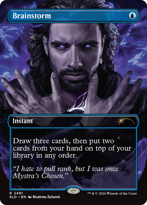 Brainstorm (Secret Lair - Dungeons & Dragons: Gale's Ambition) | Secret Lair Drops、Magic: The Gathering、kayou