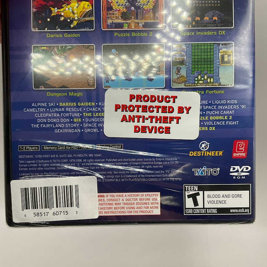 Taito Legends 2 Playstation 2 Sealed、Collector Store LLC - VG、kayou