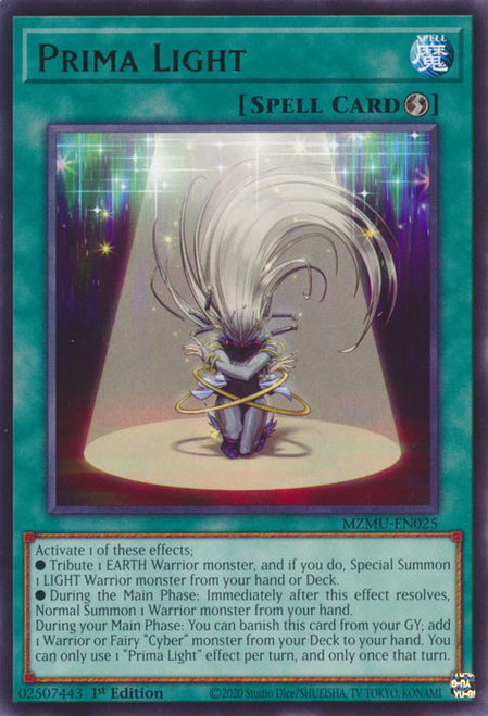 MZMU-EN025 Prima Light、Yu-Gi-Oh!、kayou