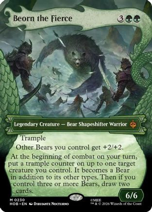 Beorn the Fierce (Showcase) (HOB-230) - The Hobbit、Wizards of the Coast、kayou