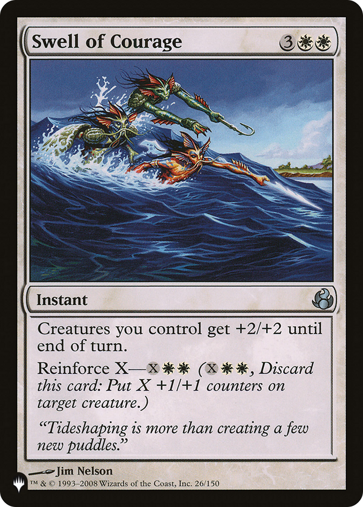 Swell of Courage (LIST-26/150) - The List、Wizards of the Coast、kayou