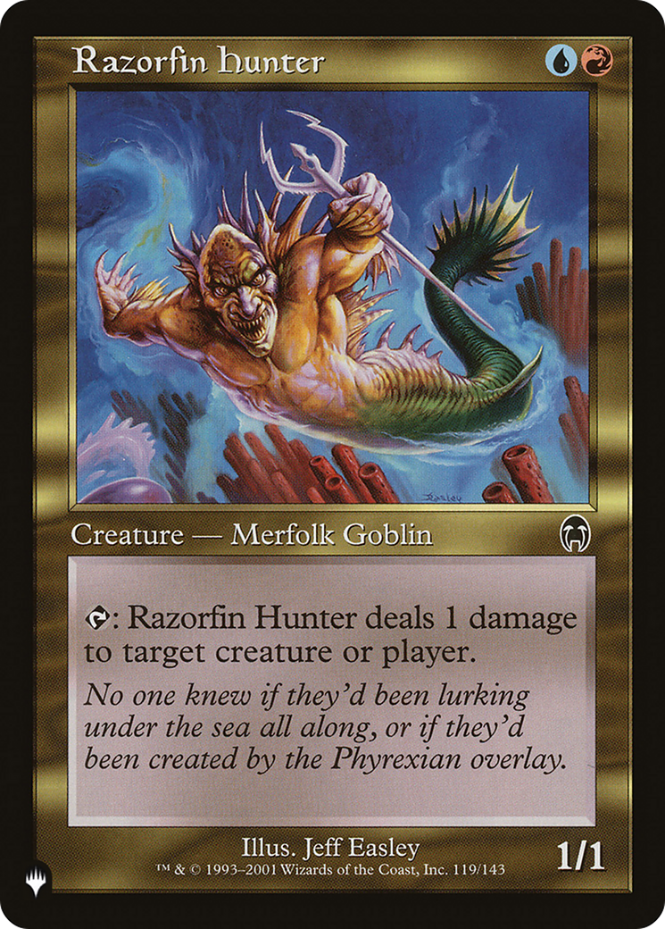 Razorfin Hunter (LIST-119/143) - The List、Wizards of the Coast、kayou
