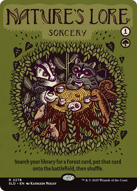 Nature's Lore (Foil) (Secret Lair - Prints Charming) | Secret Lair Drops、Magic: The Gathering、kayou