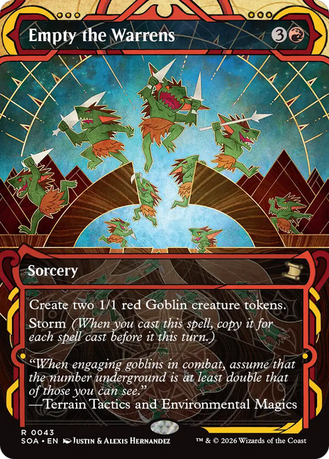 Empty the Warrens (Mystical Archive Foil) | Secrets of Strixhaven Mystical Archive、Magic: The Gathering、kayou