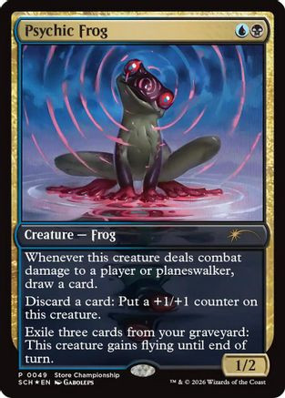 Psychic Frog (GAME-049) - Game Day & Store Championship Promos Foil、Wizards of the Coast、kayou