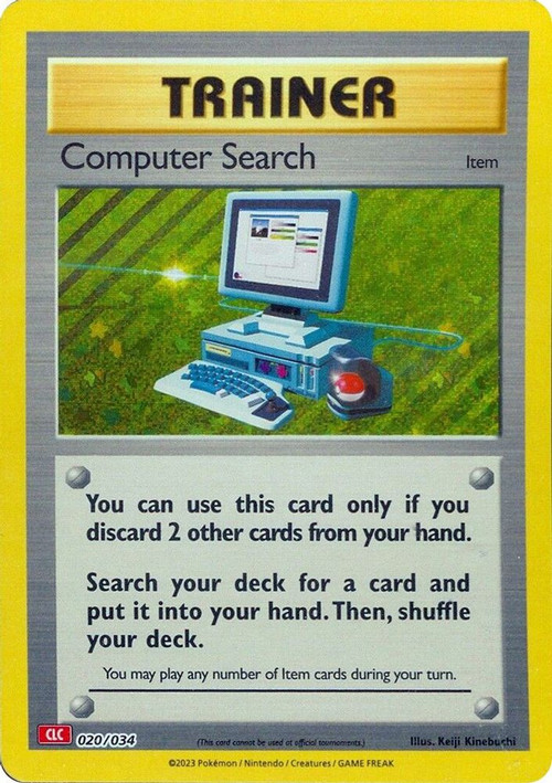 Pokemon Trading Card Game Classic Classic Collection Computer Search #20 CLC、ToyWiz、kayou