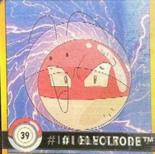 Pokemon Voltorb + Electrode Flipz 3D #39、ToyWiz、kayou