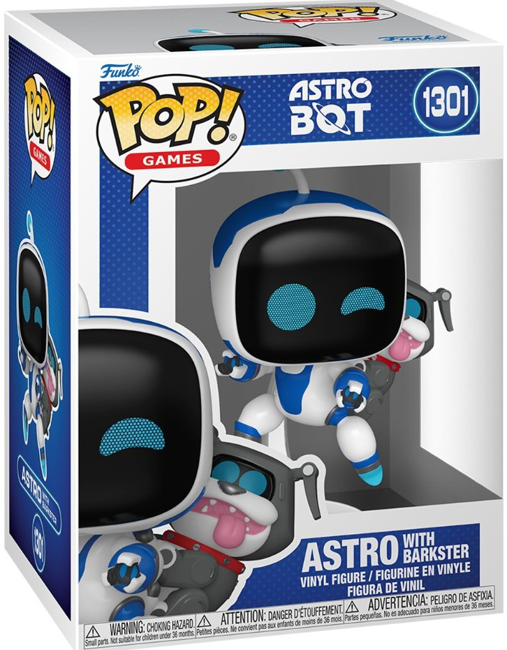 Funko Astro Bot POP! Games Astro Vinyl Figure #1301 with Barkster、ToyWiz、kayou