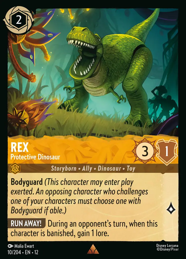 Rex - Protective Dinosaur (Foil) | Wilds Unknown、Disney Lorcana、kayou