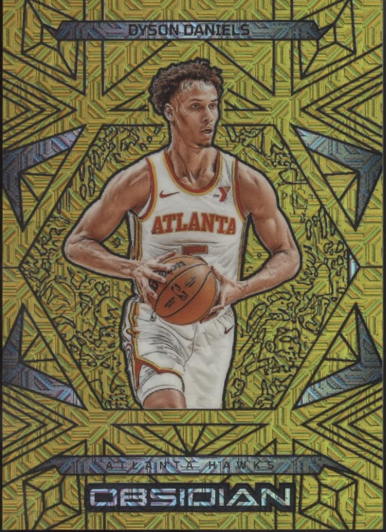 Dyson Daniels 2024-25 Panini Obsidian Electric Etch Molten Mojo Flood 02/10 #106、Collector Store LLC、kayou