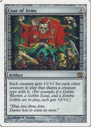 Coat of Arms (9ED-291) - 9th Edition、Wizards of the Coast、kayou