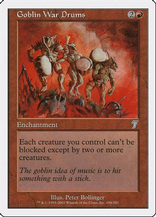 Goblin War Drums (7ED-194) - 7th Edition、Wizards of the Coast、kayou