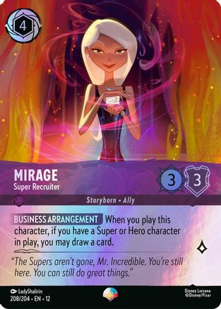 Mirage - Super Recruiter (Epic) (208/204) - Wilds Unknown Holofoil、Ravensburger、kayou