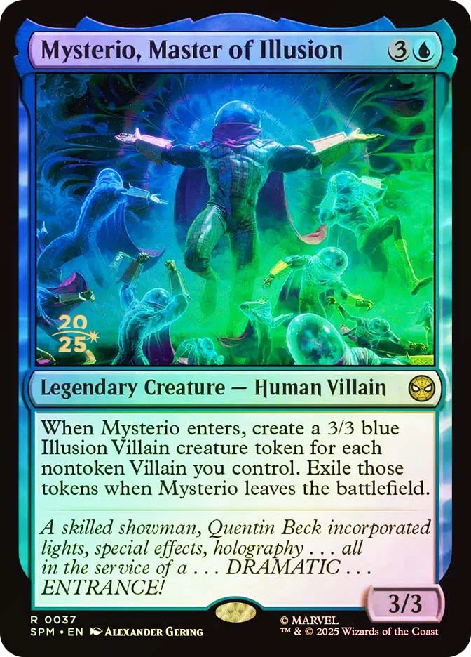 Mysterio, Master of Illusion (RM-PRE_SPM_037-ENF)、Magic: The Gathering、kayou