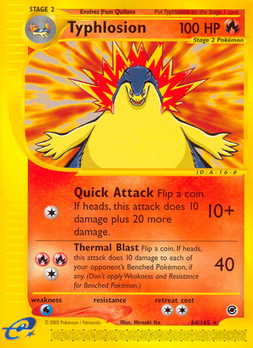 Typhlosion 64/165 - Expedition Base Set (HP)、The Pokémon Company、kayou