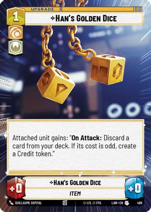 Han's Golden Dice (Hyperspace) (489) - A Lawless Time、Fantasy Flight Games、kayou