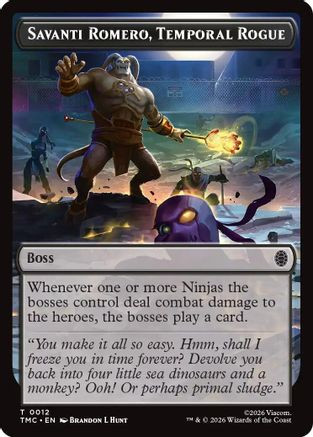 Savanti Romero, Temporal Rogue (TMC-012) - Commander: Teenage Mutant Ninja Turtles、Wizards of the Coast、kayou