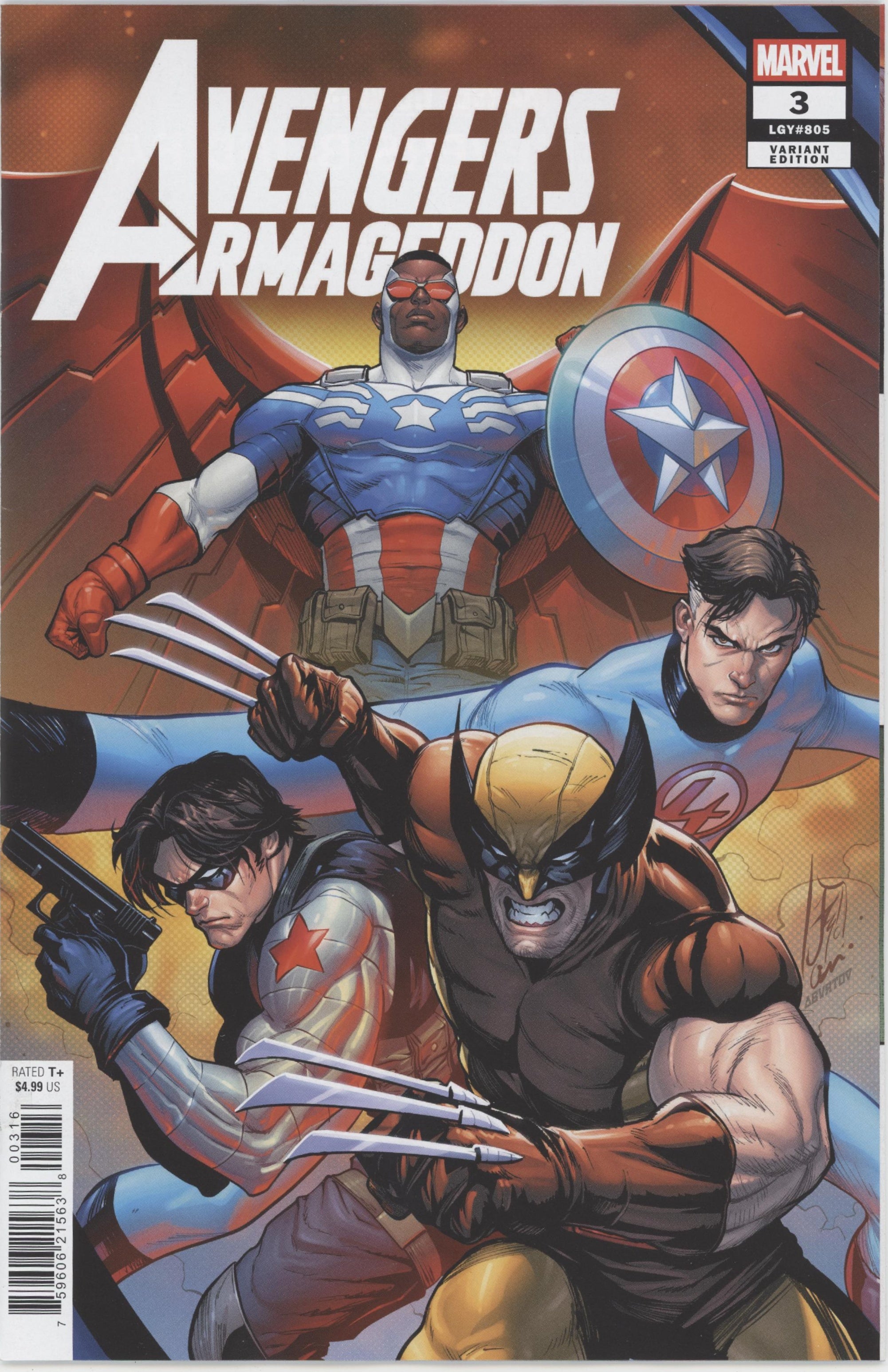 Avengers: Armageddon #3F Stefano Caselli Variant、Marvel Comics、kayou