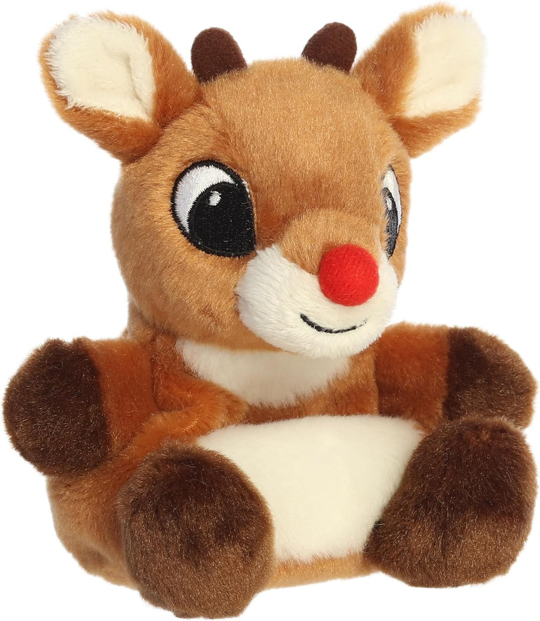 Rudolph the Red-Nosed Reindeer Palm Pals Rudolph 4.75-Inch Plush、ToyWiz、kayou