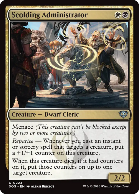 Scolding Administrator (Foil) | Secrets of Strixhaven、Magic: The Gathering、kayou