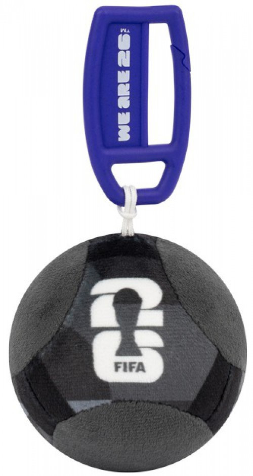 FIFA World Cup FIFA Soccer Ball 3-Inch Plush Hanger Black、ToyWiz、kayou