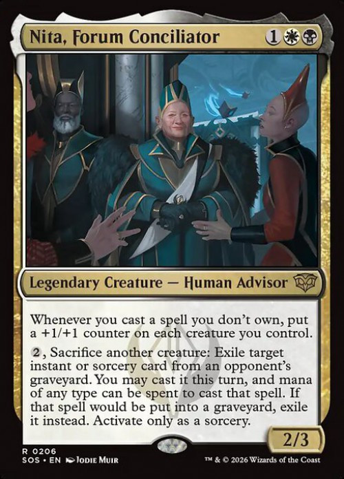 MtG Secrets of Strixhaven Rare Nita, Forum Conciliator #206、ToyWiz、kayou