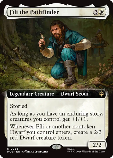Fíli the Pathfinder (Extended Art Foil) | The Hobbit、Magic: The Gathering、kayou
