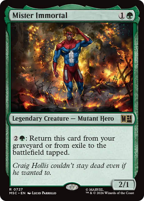 Mister Immortal (Foil) | Marvel Super Heroes Commander、Magic: The Gathering、kayou