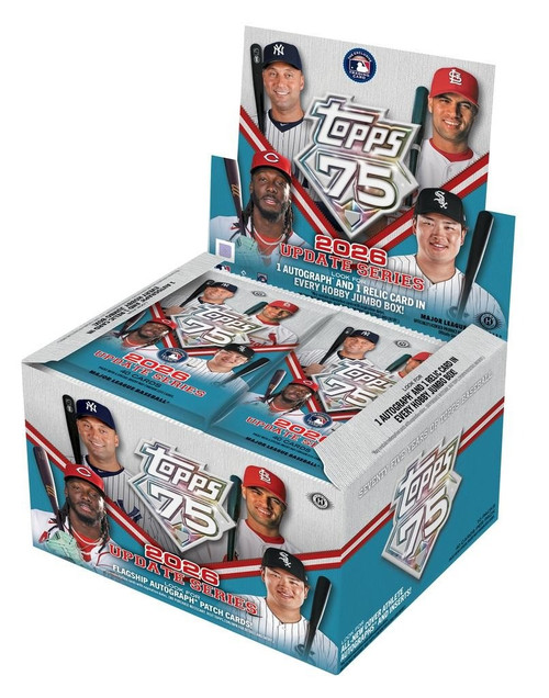 MLB Topps Trading Cards 2026 Update Series Baseball Trading Card JUMBO Box 10 Packs (Pre-Order ships December)、ToyWiz、kayou