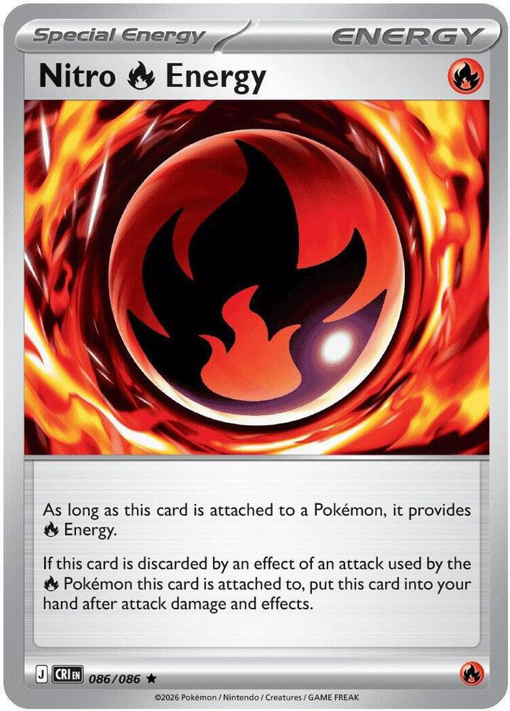 Pokemon Trading Card Game Chaos Rising Rare Nitro R Energy #86、ToyWiz、kayou
