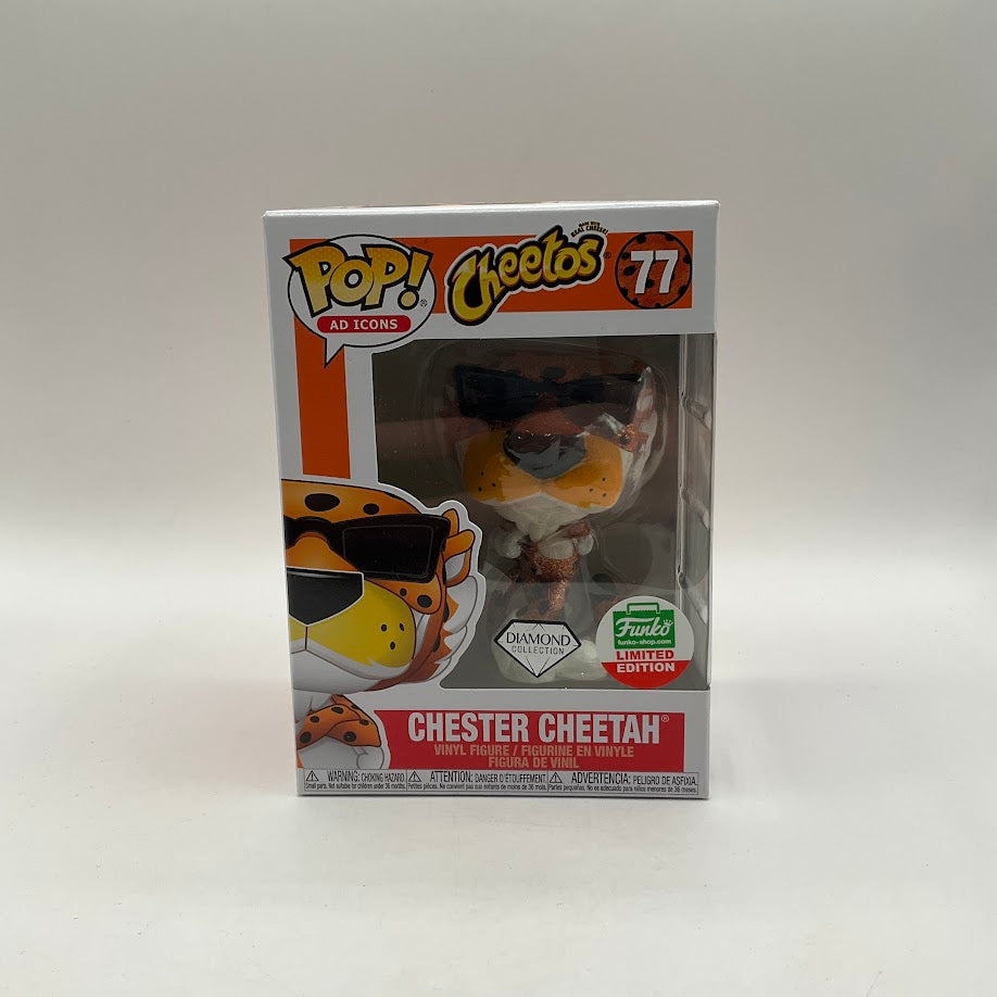 Chester Cheetah Funko Pop! Cheetos #77 Diamond Collection Funko Limited Edition、Funko、kayou