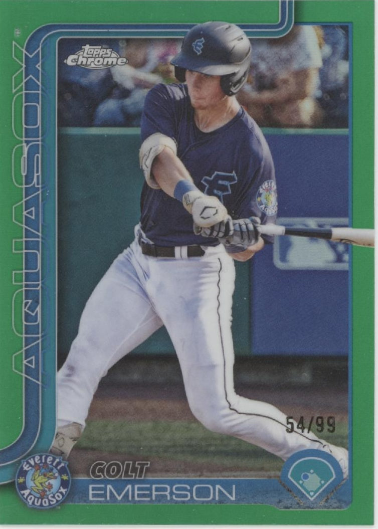 Colt Emerson 2025 Topps Chrome Pro Debut Green Refractor 54//99 #PDC-33、Collector Store LLC、kayou