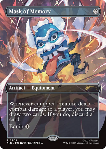 Mask of Memory (Foil) (Secret Lair - Avatar: The Last Airbender: The Ember Island Players) | Secret Lair Drops、Magic: The Gathering、kayou