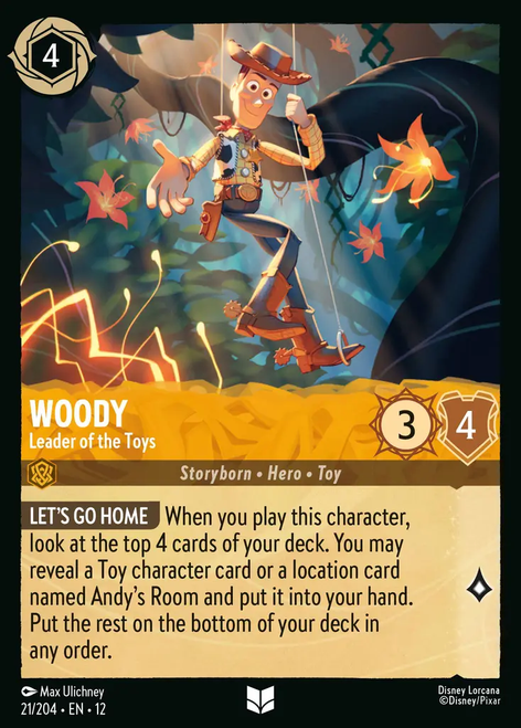 Woody - Leader of the Toys (Foil) | Wilds Unknown、Disney Lorcana、kayou