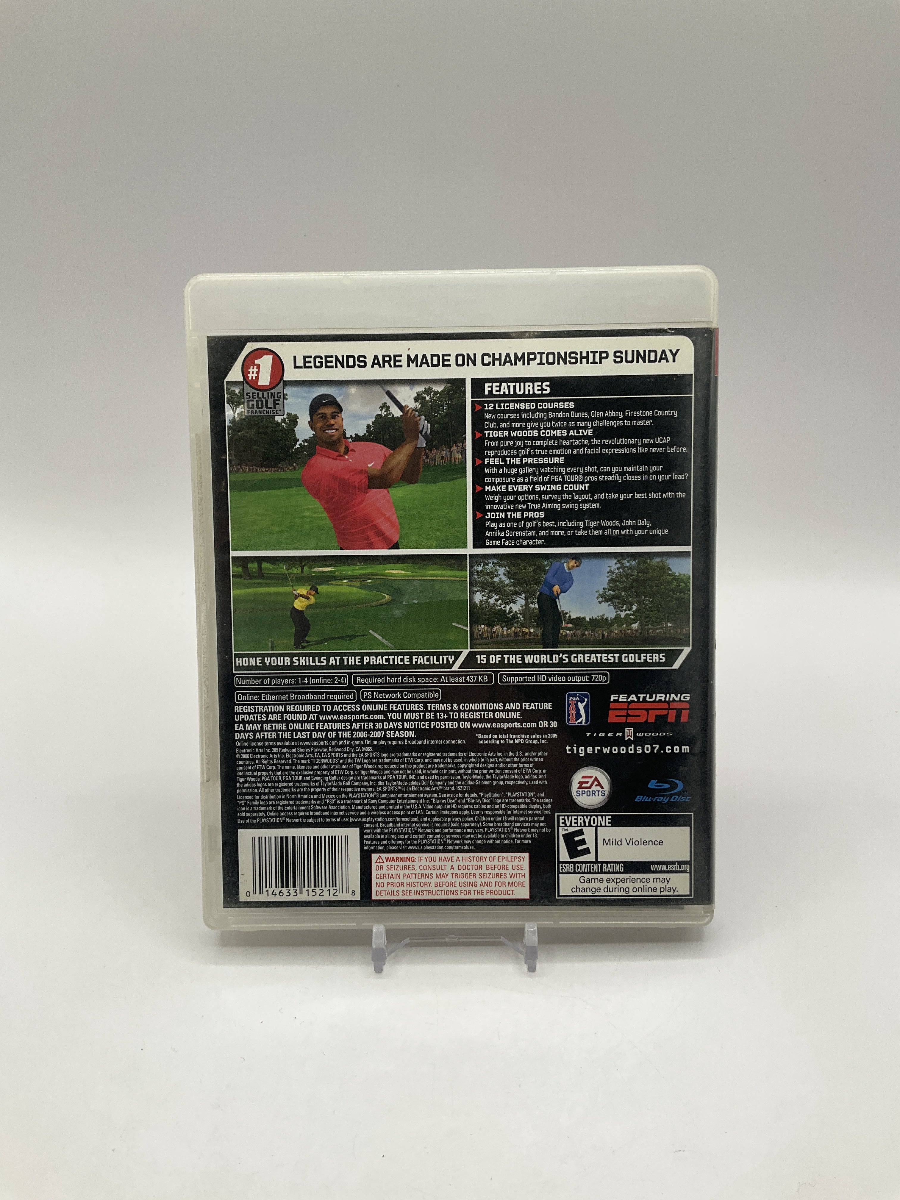 Tiger Woods 2007 Playstation 3 Used、Collector Store LLC - VG、kayou