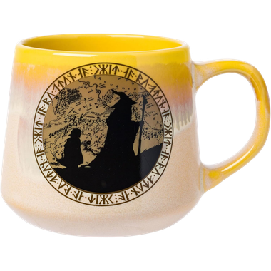 The Lord of the Rings: Glaze Tapered Pottery Mug (18oz)、Silver Buffalo、kayou