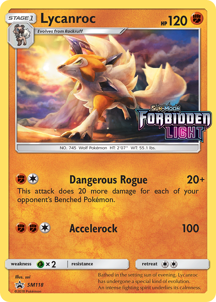 Lycanroc SM118/248 - SM Black Star Promos Holofoil (LP)、The Pokémon Company、kayou