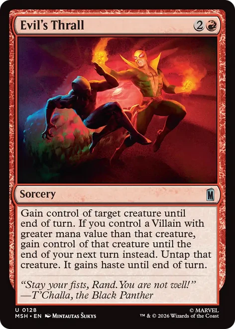 Evil's Thrall (Foil) | Marvel Super Heroes、Magic: The Gathering、kayou