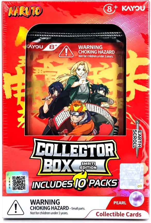 Naruto Smriti Earth Scroll 02B Trading Card COLLECTOR Box #02B-NA 10 Packs、ToyWiz、kayou