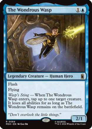 The Wondrous Wasp (MSH-084) - Marvel Super Heroes、Wizards of the Coast、kayou